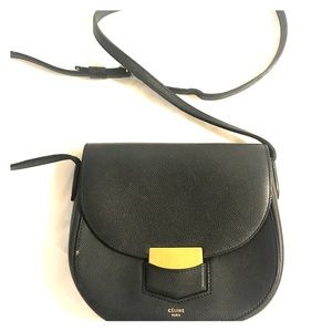 Celine Trotteur black purse